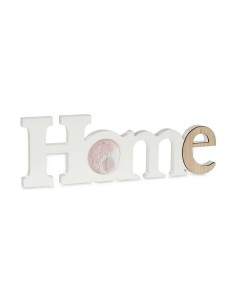 Cadre photo Home Blanc Marron Bois MDF 40 x 13,5 x 1,7 cm (6 Unités) 2