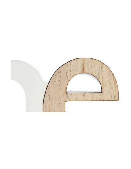Cadre photo Home Blanc Marron Bois MDF 40 x 13,5 x 1,7 cm (6 Unités)