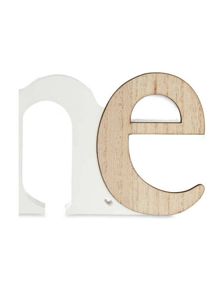 Cadre photo Home Blanc Marron Bois MDF 40 x 13,5 x 1,7 cm (6 Unités)
