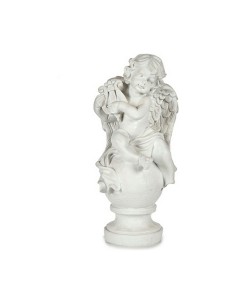 Figurine Décorative Ange Blanc 22 x 22 x 48 cm (2 Unités) 2