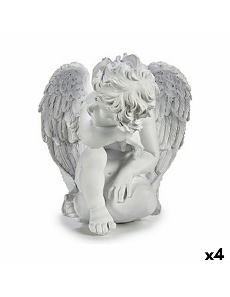 Figurine Décorative Krist+ K1912597 Blanc 24 x 27 x 28 cm (4 Unités)