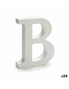 Lettre Pincello B Blanc 2 x 16 x 14,5 cm (24 Unités)