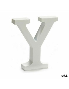 Lettre Pincello Y Blanc 2 x 16 x 14,5 cm (24 Unités)