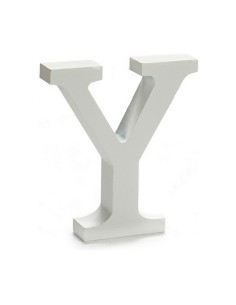 Lettre Pincello Y Blanc 2 x 16 x 14,5 cm (24 Unités) 2