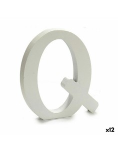 Lettre Pincello Q Blanc 1,8 x 21 x 17 cm (12 Unités)