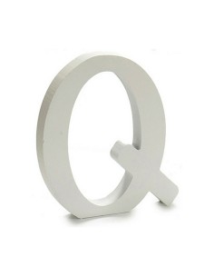 Lettre Pincello Q Blanc 1,8 x 21 x 17 cm (12 Unités) 2