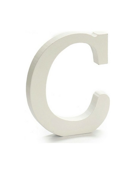 Lettre Pincello C Blanc 1,8 x 21 x 17 cm (12 Unités)