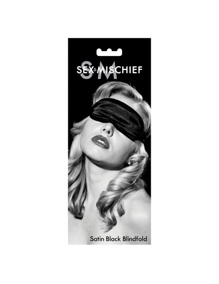 Bandeau Satin noir Sex & Mischief SS10001