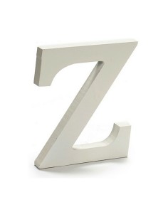 Lettre Pincello Z Blanc 1,8 x 21 x 17 cm (12 Unités) 2