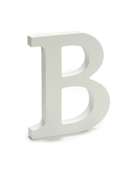Lettre Pincello B Blanc 1,8 x 21 x 17 cm (12 Unités)