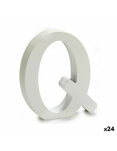 Lettre Pincello Q Blanc 2 x 16 x 14,5 cm (24 Unités)