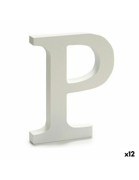 Lettre Pincello P 1,8 x 21 x 17 cm (12 Unités)