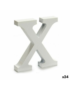 Lettre Pincello X Blanc 2 x 16 x 14,5 cm (24 Unités)