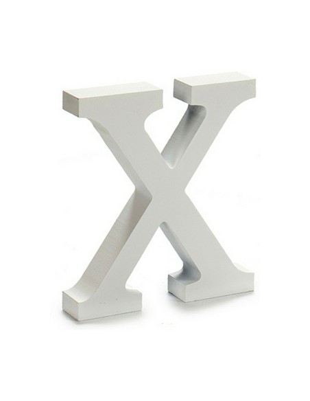 Lettre Pincello X Blanc 2 x 16 x 14,5 cm (24 Unités)