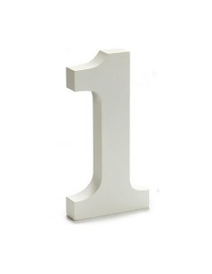 Numéro Pincello 1 Blanc 1,8 x 21 x 17 cm (12 Unités) 2