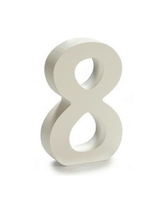 Numéro Pincello 8 Blanc 2 x 16 x 14,5 cm (24 Unités) 2