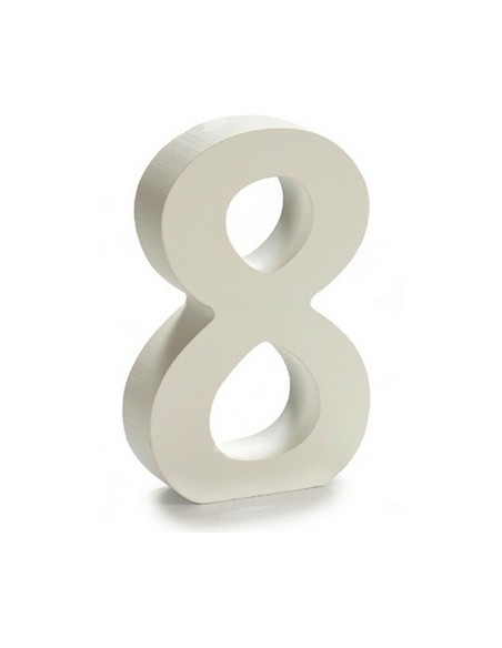 Numéro Pincello 8 Blanc 2 x 16 x 14,5 cm (24 Unités)