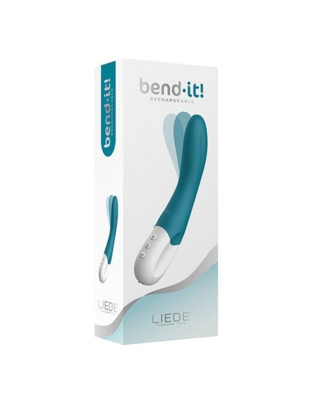 Vibrateur G-Spot Liebe Bend It Bleu foncé 30 x 40 cm