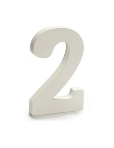 Numéro Pincello 2 Blanc 1,8 x 21 x 17 cm (12 Unités) 2