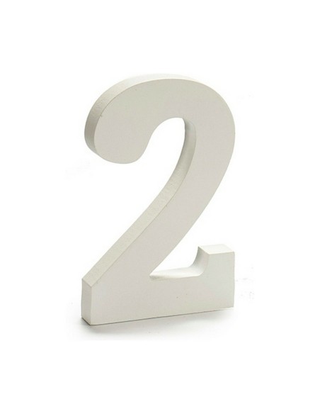 Numéro Pincello 2 Blanc 1,8 x 21 x 17 cm (12 Unités)