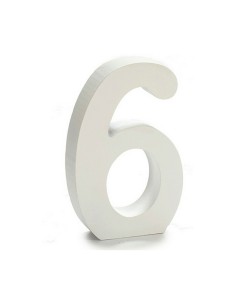 Numéro Pincello 6 Blanc 2 x 16 x 14,5 cm (24 Unités) 2