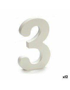 Numéro Pincello 3 Blanc 1,8 x 21 x 17 cm (12 Unités)