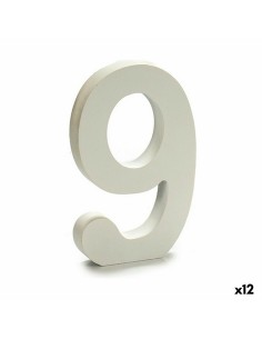 Numéro Pincello 9 Blanc 1,8 x 21 x 17 cm (12 Unités)