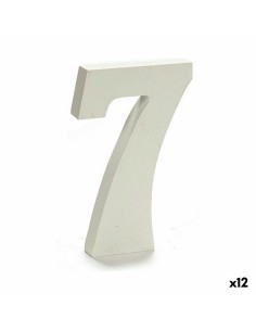Numéro Pincello 7 Blanc 1,8 x 21 x 17 cm (12 Unités)