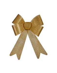 Décorations de Noël Krist+ 65551 Doré PVC Lien 33 x 33 x 3 cm 23 x 3 x 30 cm (24 Unités) 2