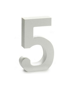 Numéro Pincello 5 Blanc 2 x 16 x 14,5 cm (24 Unités) 2