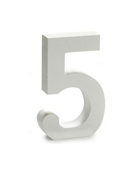 Numéro Pincello 5 Blanc 2 x 16 x 14,5 cm (24 Unités)