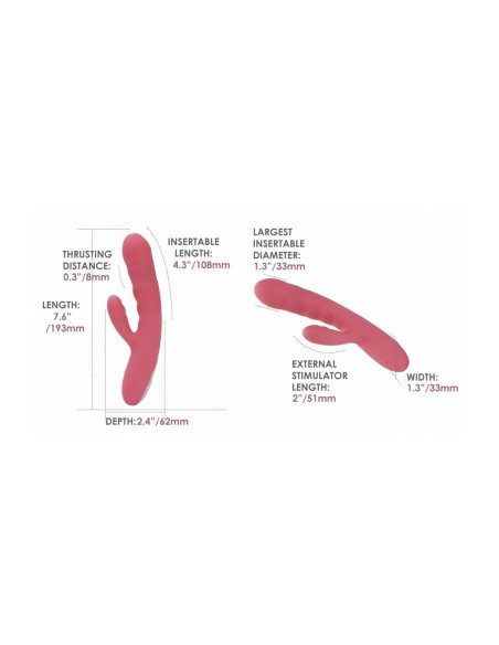 Vibration de Stimulation Double Svakom Lila