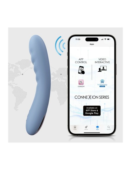 Vibrateur G-Spot Svakom Bleu