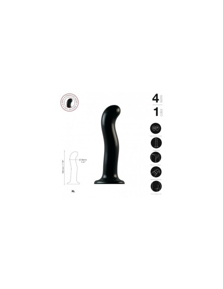 Gode Strap-on-me POINT STIMULATOR Noir XL