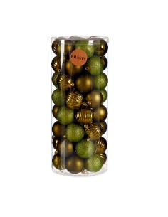 Lot de boules de Noël Vert Plastique (4 Unités) 2