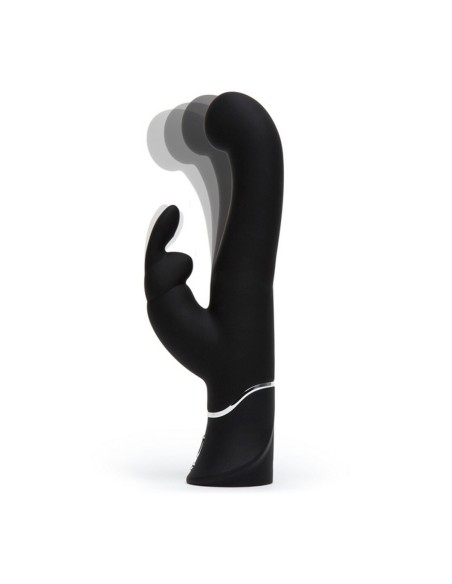 Vibe Double Plaisirs Lapin Plaisir Happy Rabbit Noir