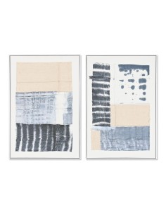 Cadre DKD Home Decor 60 x 3,2 x 90 cm Abstrait Urbaine (2 Unités)