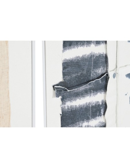 Cadre DKD Home Decor 60 x 3,2 x 90 cm Abstrait Urbaine (2 Unités)
