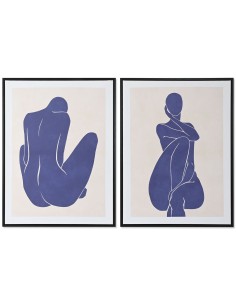 Cadre DKD Home Decor Femme 60 x 4 x 80 cm Moderne (2 Unités)