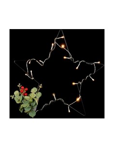 Étoile de Noël Lumière LED Rouge Noir Vert (36 Unités) 2