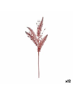 Branche Rouge Noël 90 cm 12 Unités Plastique (12 Unités)