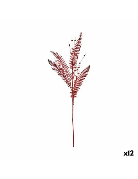 Branche Rouge Noël 90 cm 12 Unités Plastique (12 Unités)