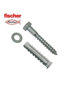 Chevilles et vis Fischer 535512 Chevilles et vis 2 Unités (10 x 80 mm)