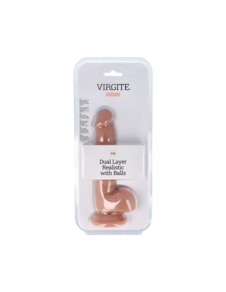 Gode réaliste Virgite 20 cm