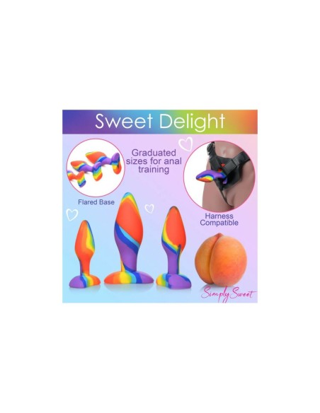 Plug Anal XR Silicone Lot 3 Pièces