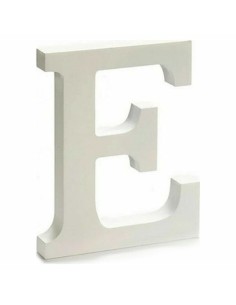 Lettre Pincello E Blanc 1,8 x 21 x 17 cm (12 Unités) 2