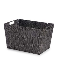 Panier Kipit A3-6875 Noir Tissu 25 x 20 x 35 cm (12 Unités) 2