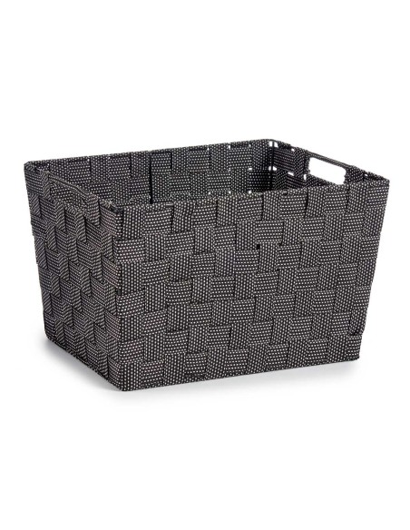 Panier Kipit A3-6875 Noir Tissu 25 x 20 x 35 cm (12 Unités)
