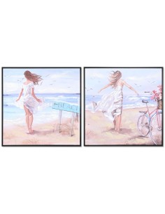 Cadre DKD Home Decor 83 x 3,5 x 83 cm méditerranéen (2 Unités)