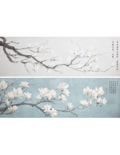 Cadre DKD Home Decor 150 x 3,7 x 50 cm Japonais Oriental (2 Unités)